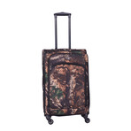 American Flyer Camo Green 5-Piece Spinner Luggage Set // Green