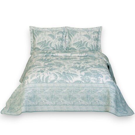 Veranova Home  Palm City Bedspread Set // King (Anthracite)