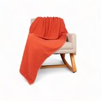 Veranova Home  Waffle Warmth Throw (Almond Frost)