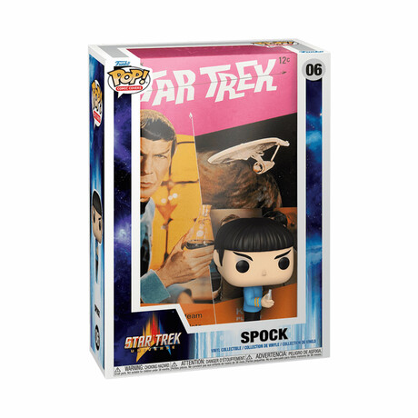 Spock "Star Trek" Funko Pop! Comic Covers Display