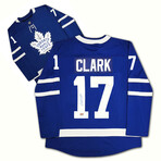 Wendel Clark Autographed Blue Toronto Maple Leafs Jersey