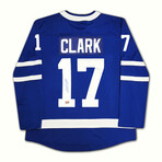 Wendel Clark Autographed Blue Toronto Maple Leafs Jersey