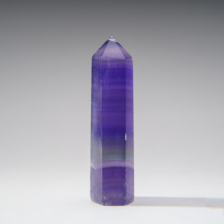 Genuine Polished Purple Fluorite Point from China // 96 grams