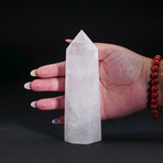 Genuine Polished Clear Quartz Point From Brazil // .9 lbs