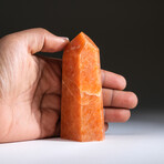 Tangerine Quartz Obelisk From Brazil // 208.5 grams