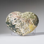 Polished Ocean Jasper Heart from Madagascar // 6.5 lbs