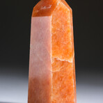 Tangerine Quartz Obelisk From Brazil // 208.5 grams