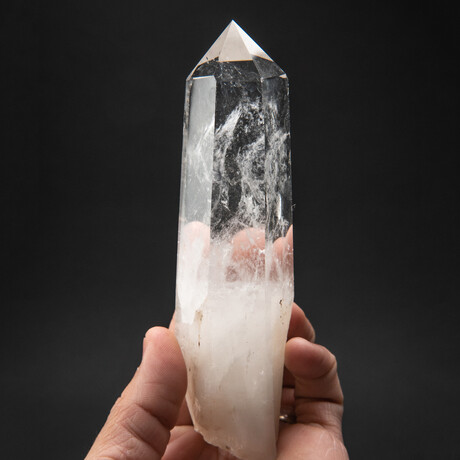 Optical Gem Quartz Crystal Point from Brazil // 361.6 grams