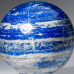 Polished Lapis Lazuli Sphere from Afghanistan // 4", 4 lbs