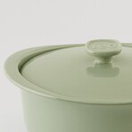 Leo Balance Stone Casserole 9.5"// 4.5qt. With Stone Cover// Sage