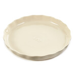 BergHOFF Leo Balance Ceramic Stoneware Rippled Pie Dish 11"// 1.59qt. // Moonbeam