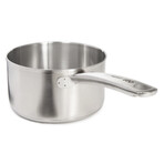 Leo Graphite Recycled 18/10 Stainless Steel Saucepan 6.25"// 1.7qt.