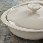 Leo Balance Stone Casserole 9.5"// 2.4qt. With Stone Cover// Moonmist