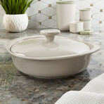 Leo Balance Stone Casserole 9.5"// 2.4qt. With Stone Cover// Moonmist