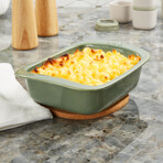 Leo Balance Stone Baking Dish 8"// 1.27qt. // Sage