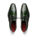 Moncalieri // Alligator Leather Oxford Shoes // Green (US: 8)