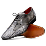 Anzio // Alligator + Calfskin Leather Oxfords Shoes // Newspaper (US: 11)