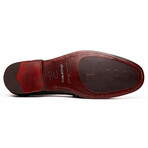 Enzo // Lizard Teju Leather Loafers // Brown (US: 9)