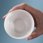 Ultra-Thin Dehua White Porcelain Tea Set