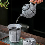 Exquisite Crackled Glaze Tea Set