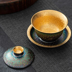 Winter Mountain 24k Gold Tea Set