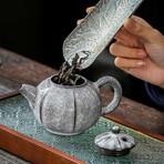 Exquisite Crackled Glaze Tea Set