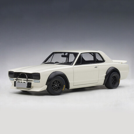 NISSAN SKYLINE GT-R (KPGC-10) RACING 1972 (WHITE)