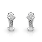 18K White Gold Diamond Earrings // Pre-Owned