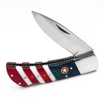 American Folding Pocket Knife // SS Blade