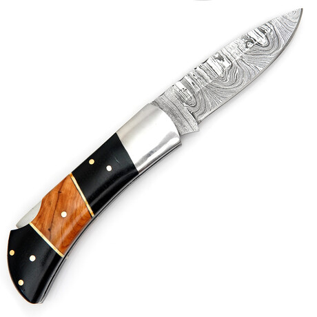 American Folding Pocket Knife // Buffalo Horn