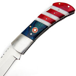 American Folding Pocket Knife // SS Blade