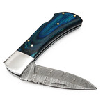 American Folding Pocket Knife // Blue Dollar