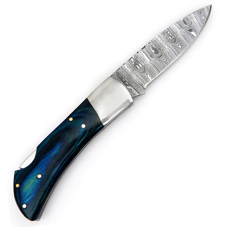 American Folding Pocket Knife // Blue Dollar