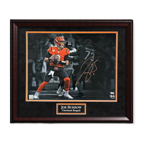 Joe Burrow // Cincinnati Bengals // Autographed Photograph + Framed