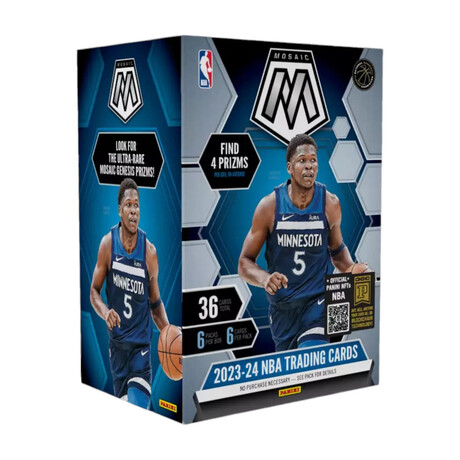 2023-24 Panini Mosaic NBA Basketball Blaster Box // Chasing Rookies (Wembanyama, Holmgren, Miller, Jaquez Jr. Etc.) // Sealed Box Of Cards