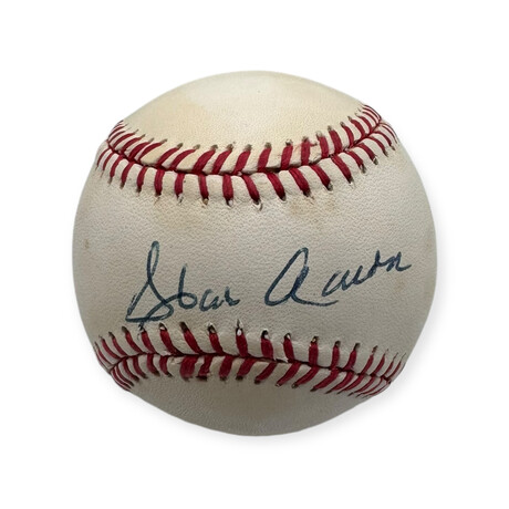 Hank Aaron // Atlanta Braves // Autographed Baseball