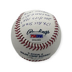 Pete Rose // Cincinnati Reds // Autographed Baseball // 14 Inscriptions