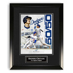 Shohei Ohtani // Los Angeles Dodgers // Unsigned 50/50 Photograph + Framed