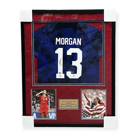 Alex Morgan // USA // Autographed Jersey + Framed