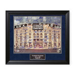 1923-2008 Yankee Stadium Tribute // Autographed Photograph + Framed // 75 Signatures