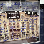 1923-2008 Yankee Stadium Tribute // Autographed Photograph + Framed // 75 Signatures