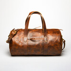 Leather Gym Bag 20" // Distressed Brown