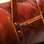 Leather Gym Bag 20" // Mahogany