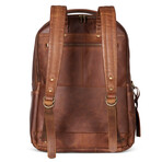 Leather Backpack Rucksack // Distressed Brown