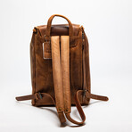 City Leather Backpack 13" // Distressed Brown