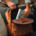 Leather Backpack Rucksack // Distressed Brown