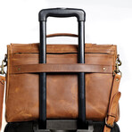 Urban Leather Messenger // Saddle Brown