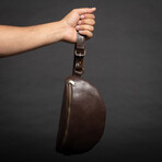 Nexus Leather Belt Bag // Antique Brown