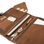 Leather Portfolio 13" // Saddle Brown