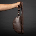 Nexus Leather Belt Bag // Antique Brown